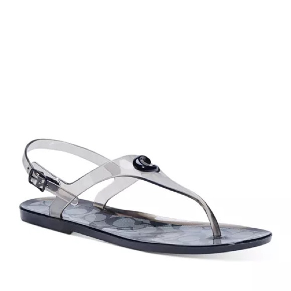 COACH Women's Natalee Jelly Thong Sandals Size 9 - Picture 11 of 14